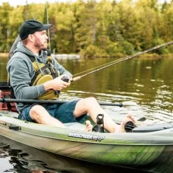 Pelican Sport Basscreek 100XP Angler Fishing Kayak -Kayak Series Shop Basscreek fishing kayak sit on top KWP10 Pelican LS