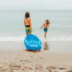 Pelican Sport Combo - 2 Solo Kids Kayaks With Paddles - Yellow/Blue -Kayak Series Shop Combo Solo Bleu Poignee LS1