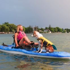 Pelican Sport Getaway 110 HDII Recreational Pedal Kayak -Kayak Series Shop Kayak MHP10P101 GETAWAY Dog LS