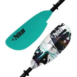 Pelican Sport Symbiosa Adjustable Kayak Paddle 230-240 Cm (90.5"-94.4") -Kayak Series Shop Symbiosa recreational kayak paddle 230 240 cm 90.5 94.4 turquoise graphic
