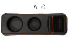 Center Console Cover With Bungee Cord In Orange